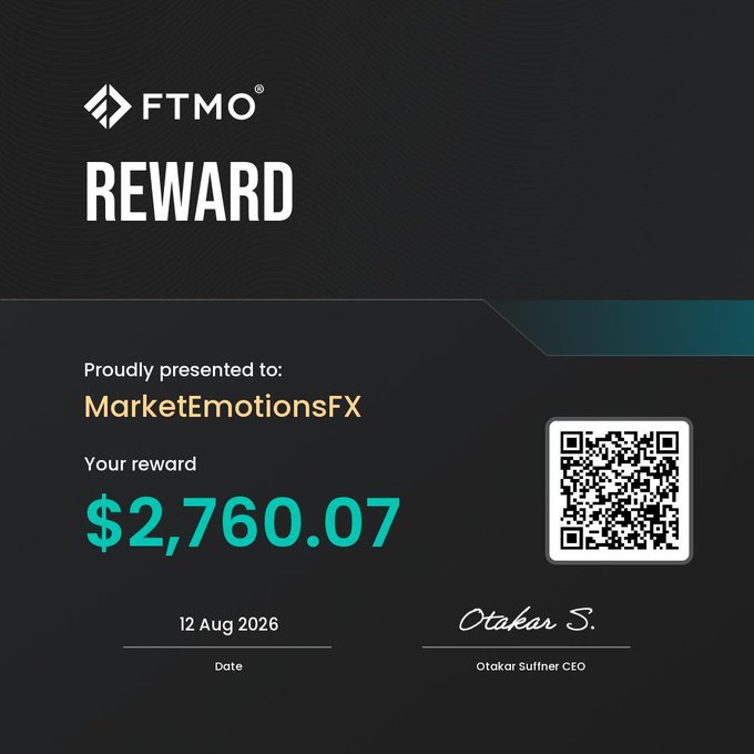 Verified FTMO Payout Certificate